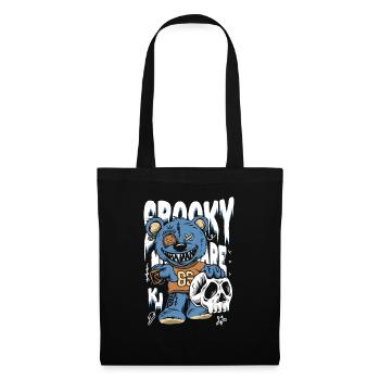 Zombie bear only for dark parts - Tote Bag - black - Front