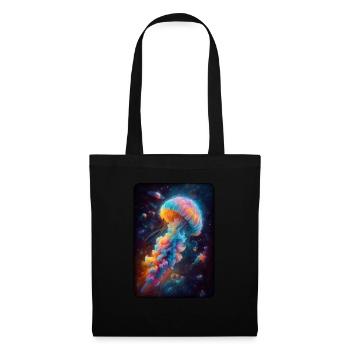 Cosmic Jellyfish Artwork - Tote Bag - black - Front