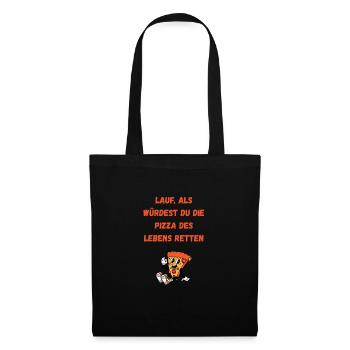 Save the pizza of your life - Tote Bag - black - Front