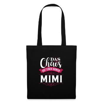 MIMI - chaos - Stoffbeutel - Schwarz - Vorne