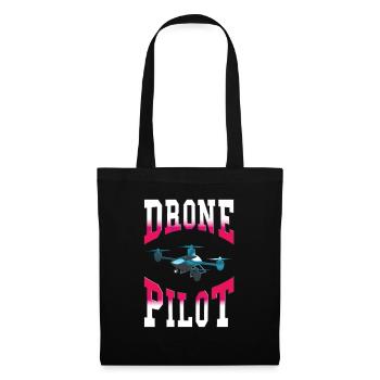 Drone quadrocopter modèle faisant pilote de jouet - Sac en tissu - noir - Devant