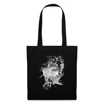 Poster 1 - Sac en tissu - noir - Devant