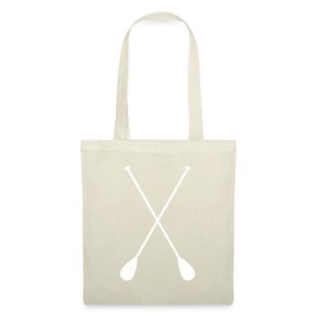 pagaies croisées - Sac en tissu - nature - Devant