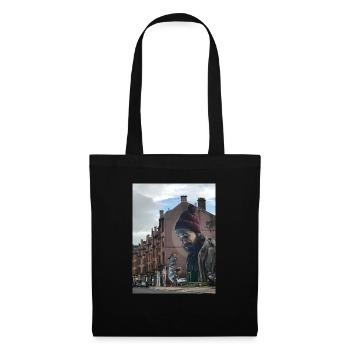 Smug saint mungo - Sac en tissu - noir - Devant