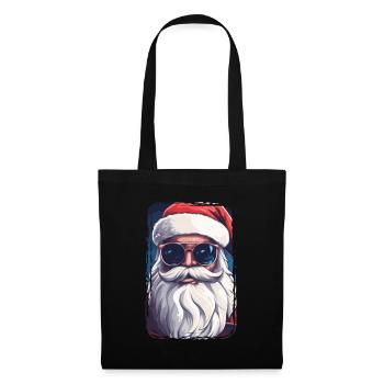 Frohe Weihnachten - Stoffbeutel - Schwarz - Vorne