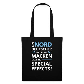 NORDDEUTSCHE MACKEN SPECIAL EFFECTS - Stoffbeutel - Schwarz - Vorne