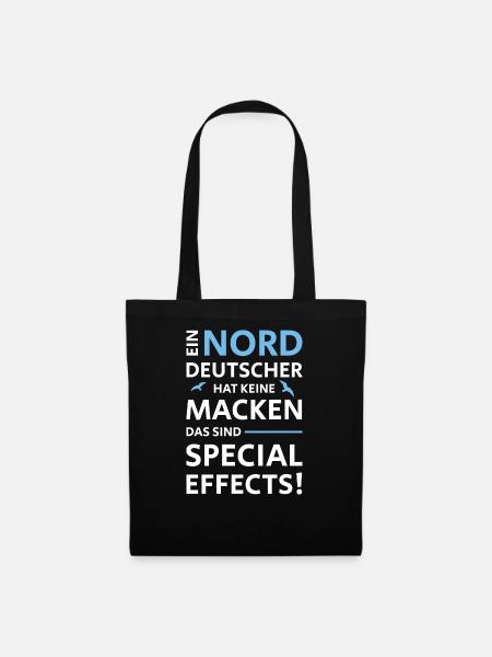 NORDDEUTSCHE MACKEN SPECIAL EFFECTS - Stoffbeutel - Schwarz