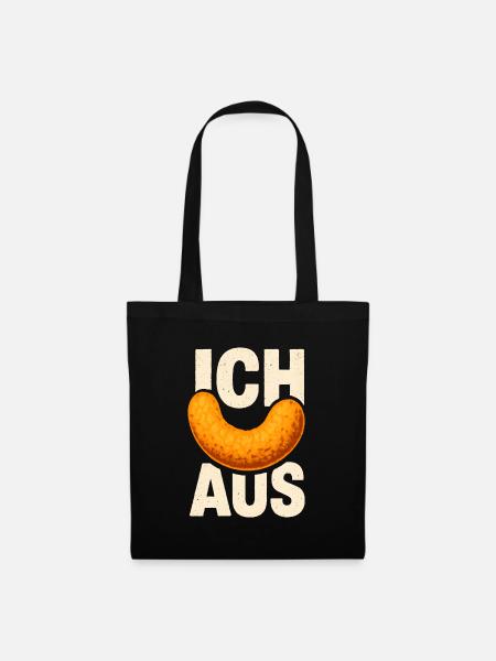 Lustiger Spruch Humor Ich Flip Aus Geschenkidee - Stoffbeutel - Schwarz