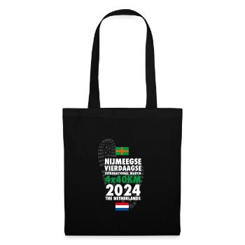 Nijmegen Walking Event 2024 4 x 40 km - Tote Bag - black - Front