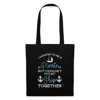Croisière Skipper Bateau Bateau - Sac en tissu - noir - Devant
