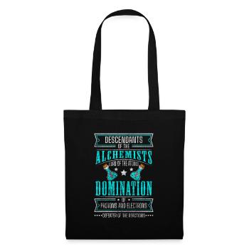 Alchimiste Nature Recherche occulte - Sac en tissu - noir - Devant