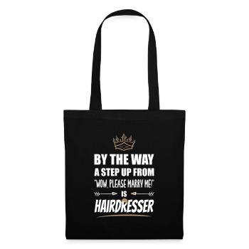 Le coiffeur est le plus attrayant ! - Sac en tissu - noir - Devant