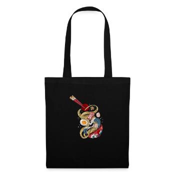 Japanese Ramen Hokusai Wave Art - Tote Bag - black - Front