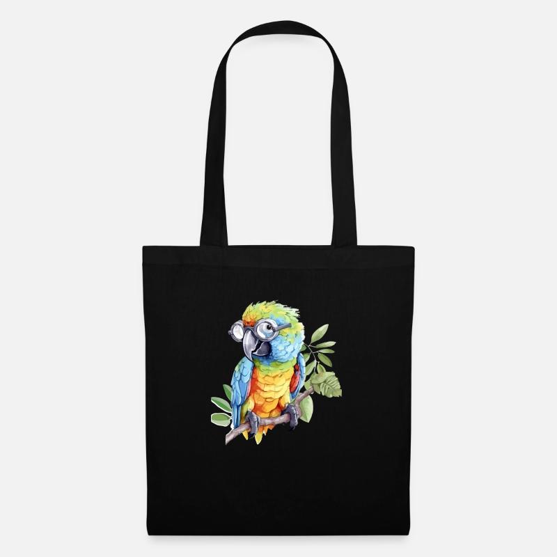 Jackoo le perroquet - Sac en tissu - noir