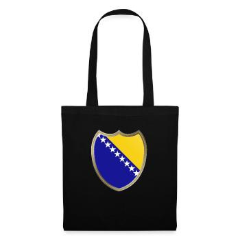 Bosnie (Bosnien_Wappen) - Sac en tissu - noir - Devant