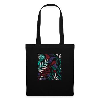 Pattern with tropical plants - Tote Bag - black - Front