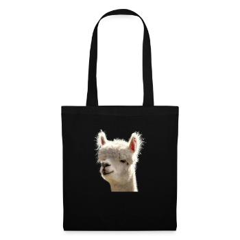 Alpaca Alpaka - Stoffbeutel - Schwarz - Vorne