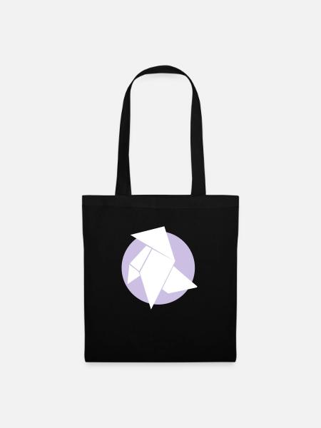 bow tie - Tote Bag - black
