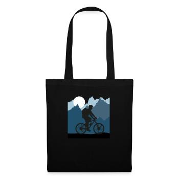Bike Biking Bicycle Cycling - Tote Bag - black - Front