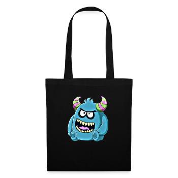 Little cute funny monster No.47 - Tote Bag - black - Front
