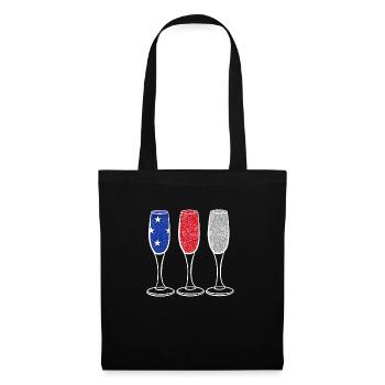 American - Tote Bag - black - Front