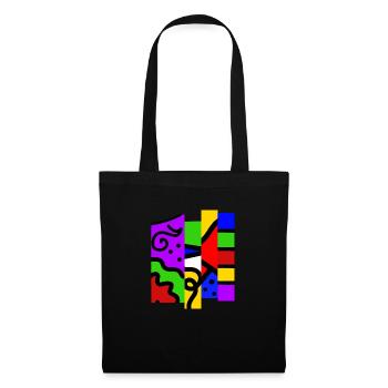 Uniq Color Design - Tote Bag - black - Front