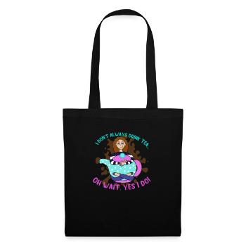 TeaLady - Tote Bag - black - Front