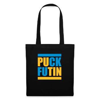 puck futin logo design - Tote Bag - black - Front