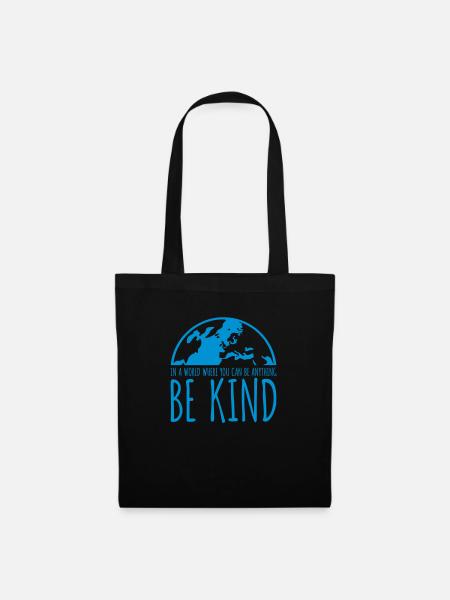 you can be kind - Stoffbeutel - Schwarz