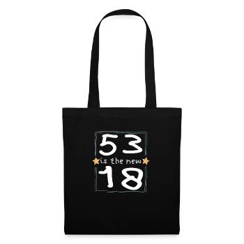 53 est la nouvelle police 18 pour enfants - Sac en tissu - noir - Devant