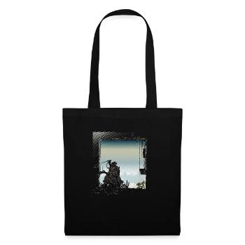 Cowboy Funny Cowboy Hat Wild Western Country - Tote Bag - black - Front