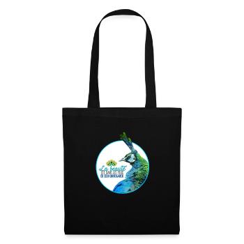 Paon - Sac en tissu - noir - Devant