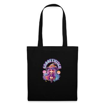 groovy witch - Tote Bag - black - Front