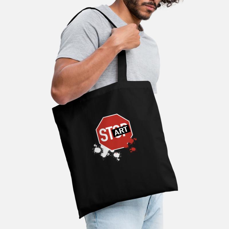 Stop wird Start Stoffbeutel