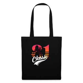 Vintage 1981-81st Birthday - Tote Bag - black - Front