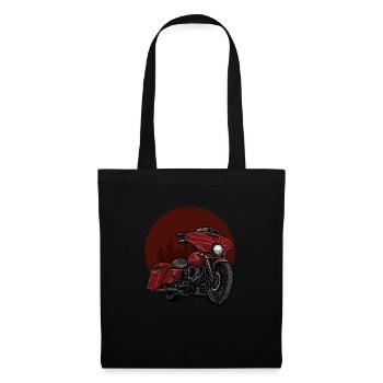 Chopper // Custom // Motorcycle - Tote Bag - black - Front