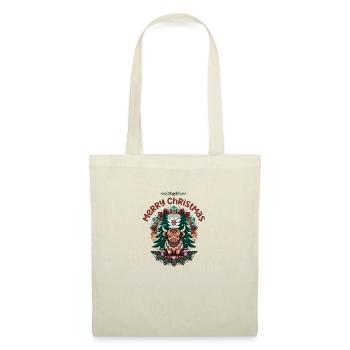Cute Baby Highland Cow - Christmas Hoodie - Tote Bag - nature - Front