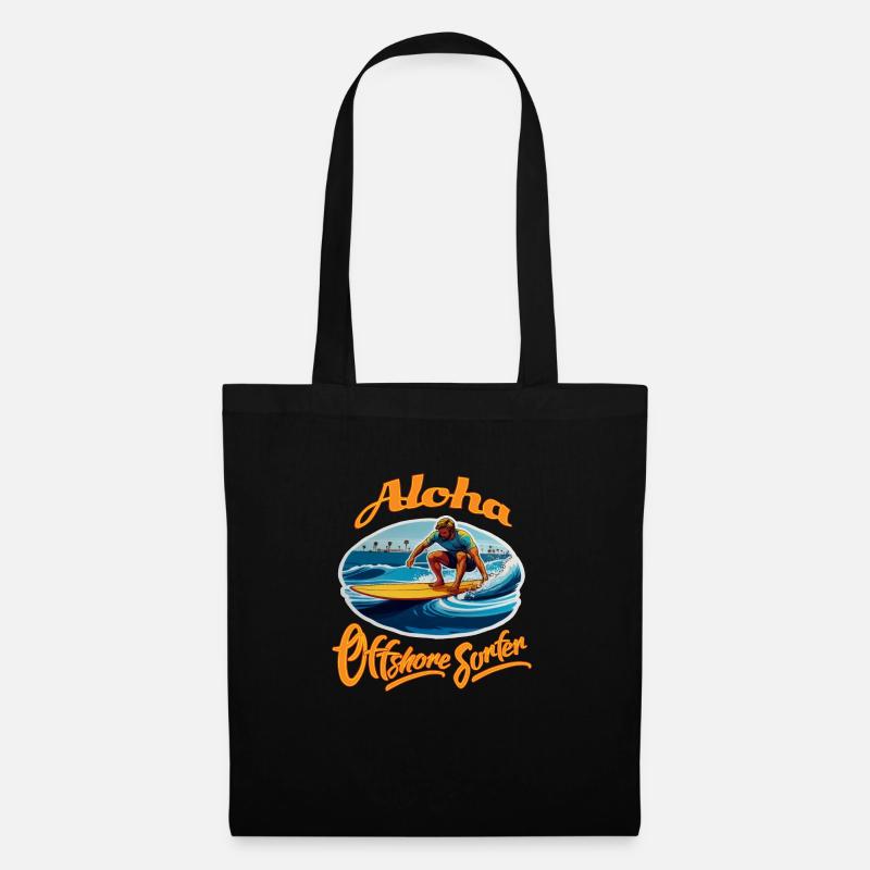 Aloha Offshore Surfer - Tote Bag - black