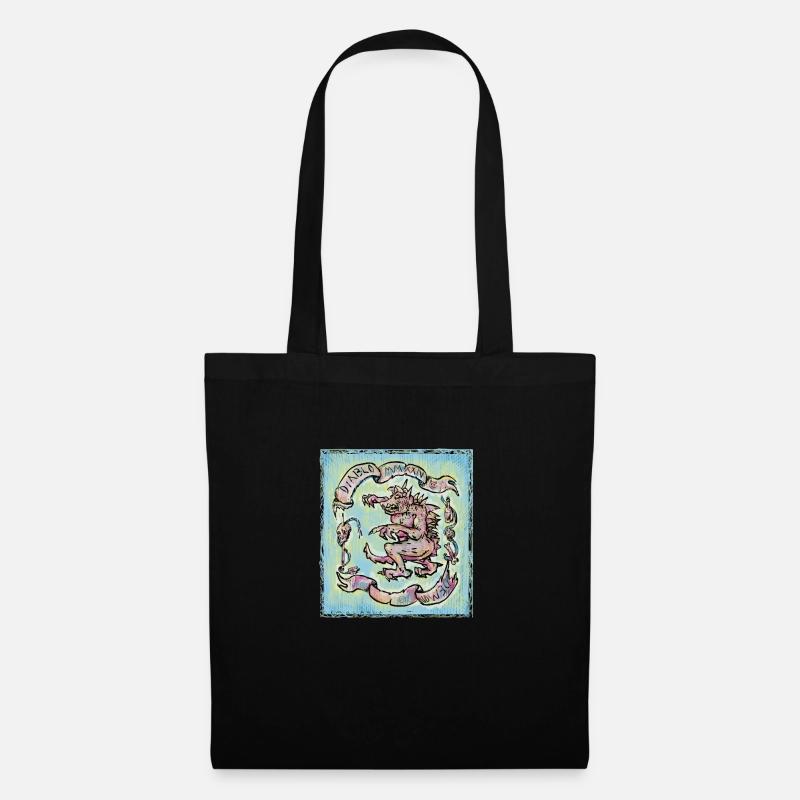 The Devil in the Cartoon Tarot - Tote Bag - black