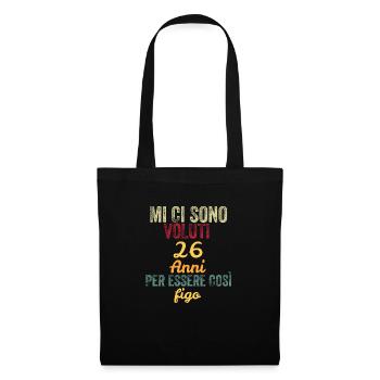 It Took Me 26 Years to Be So Cool - Tote Bag - black - Front