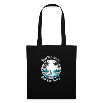 Over the Waves and Far Away - Tote Bag - black - Front