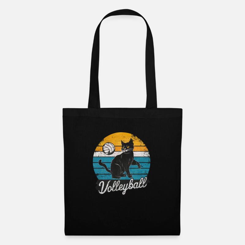CatVolleyball - Tote Bag - black