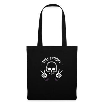 Stay Spooky Skeleton - Stoffbeutel - Schwarz - Vorne