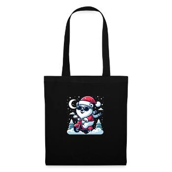 Christmas Fun Polar Bear - Tote Bag - black - Front