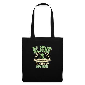 Aliens Are Obsessed With Action Figures - Tote Bag - black - Front