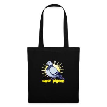 Super Pigeon - Tote Bag - black - Front
