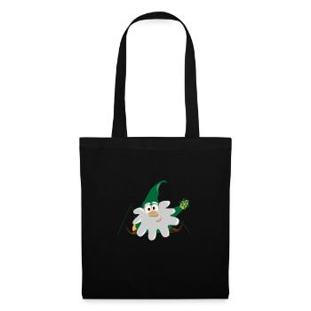 dwarf gnome - Tote Bag - black - Front