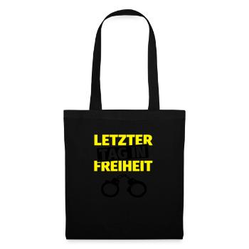 Junggesellenabschied Handschellen - Stoffbeutel - Schwarz - Vorne