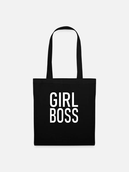 Girl Boss - Kind - Tochter - Daughter - Prinzessin - Stoffbeutel - Schwarz