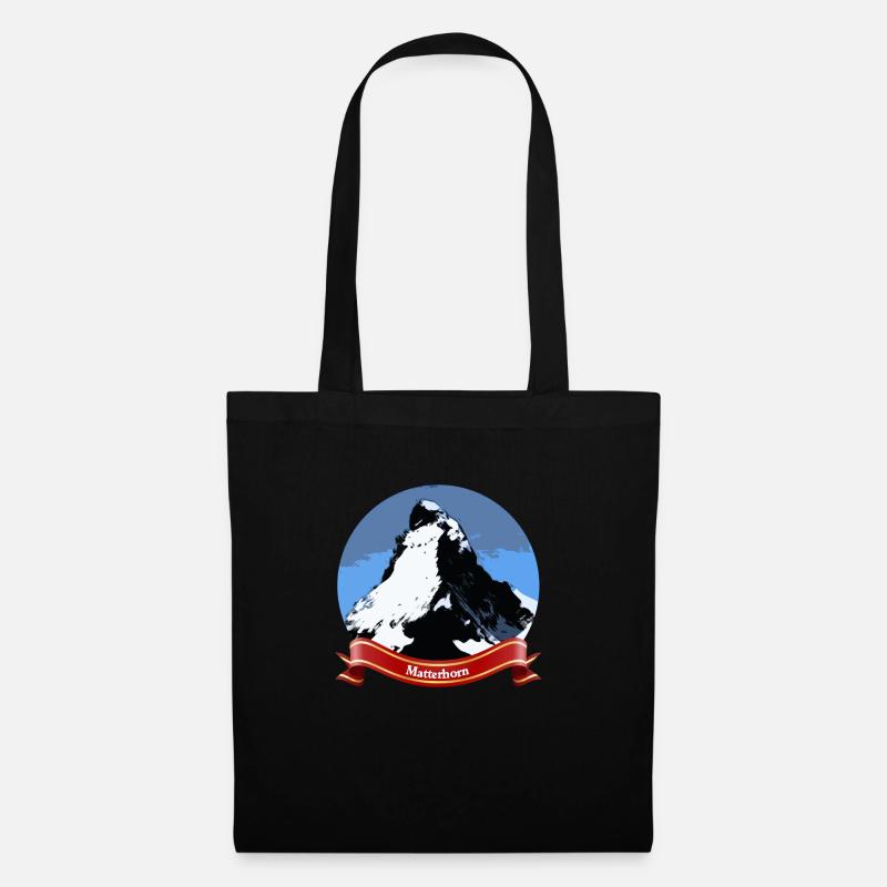 matterhorn red - Tote Bag - black